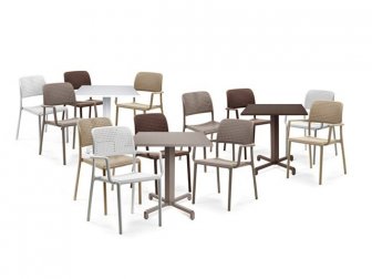 Стул пластиковый Nardi Bora Bistrot красный