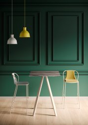 Стул пластиковый барный Gaber Kasia Stool 76 бежевый