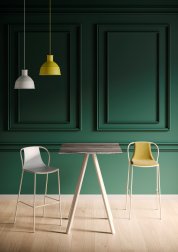 Стул пластиковый барный Gaber Kasia Stool 76 бежевый