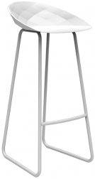 Стул пластиковый барный Vondom Vases Basic белый