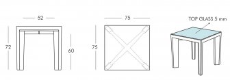 Стол пластиковый со стеклом-thumbs-Фото3