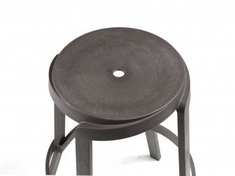 Табурет пластиковый барный Nardi Stack Maxi терра