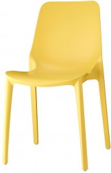 Стул пластиковый Scab Design Ginevra горчичный