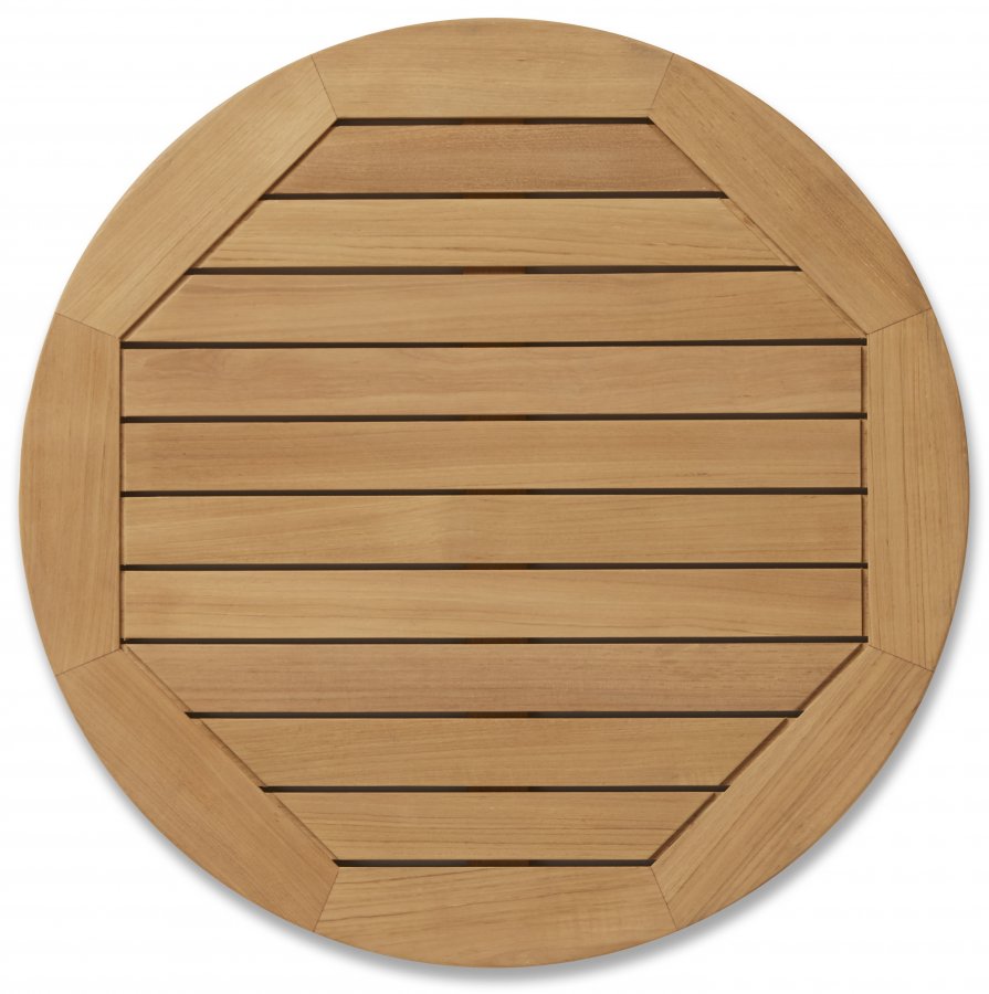 Столешница деревянная круглая Natural Teak
