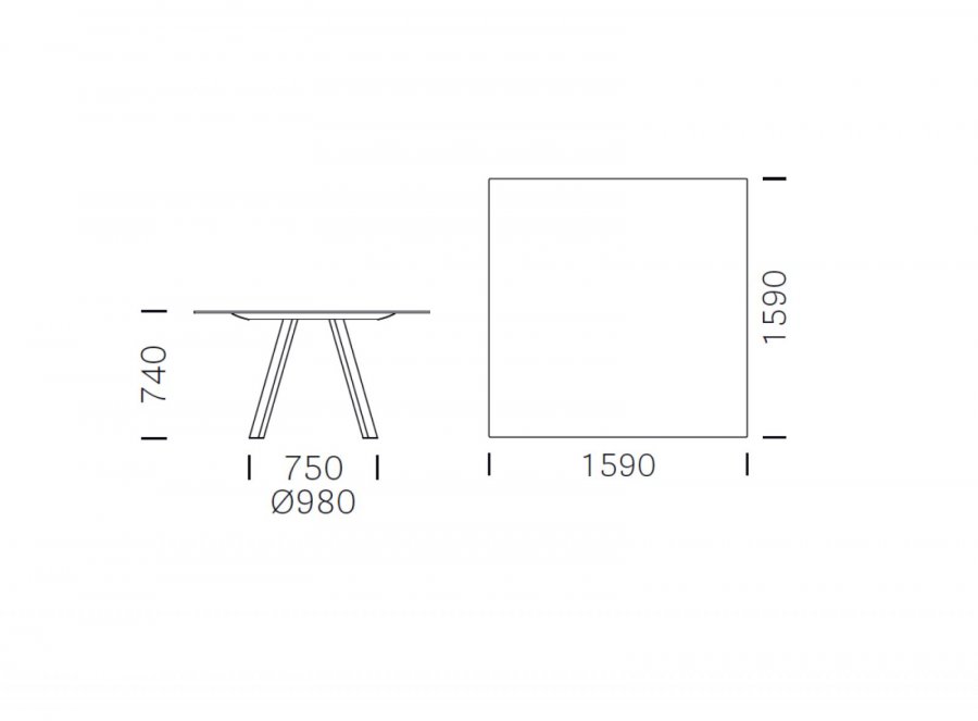 Стол ламинированный Arki-Table Outdoor