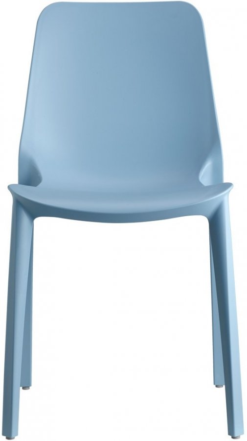 Стул пластиковый Scab Design Ginevra Go Green голубой