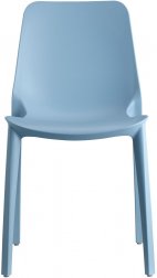Стул пластиковый Scab Design Ginevra Go Green голубой