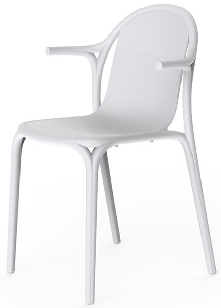Кресло пластиковое Vondom Brooklyn Basic белый