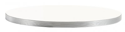 Laminate Silver Edge Столешница круглая
