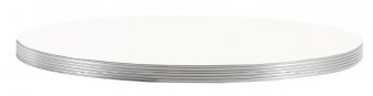 Столешница круглая Laminate Silver Edge