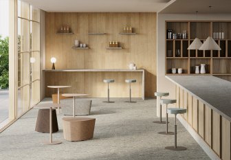 Табурет барный с обивкой Kastel Kensho тортора