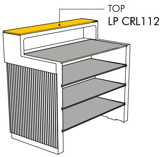 Столешница HPL на верх барной стойки Cordiale Top