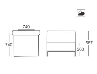 Модуль центральный Slim Stripe Main Module (A)