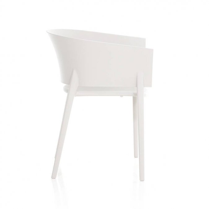 Кресло пластиковое Vondom Africa Basic белый