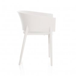 Кресло пластиковое Vondom Africa Basic белый