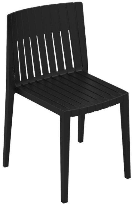 Стул пластиковый Vondom Spritz Basic черный