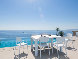 Кресло пластиковое Siesta Contract Loft белый