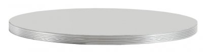 Laminate Silver Edge Столешница круглая
