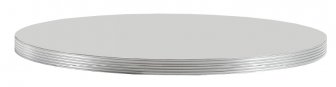 Столешница круглая Laminate Silver Edge