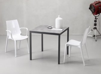 Кресло пластиковое Scab Design Vanity белый
