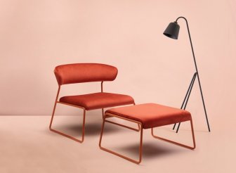 Кресло лаунж с обивкой Lisa Lounge