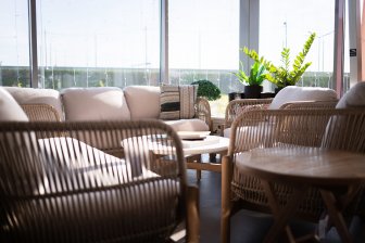 Комплект деревянной плетеной мебели Talara