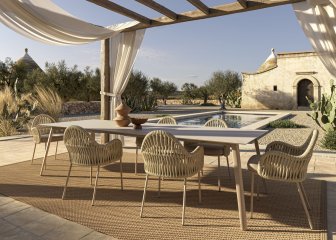 Кресло плетеное с подушкой Malvasia Riviera