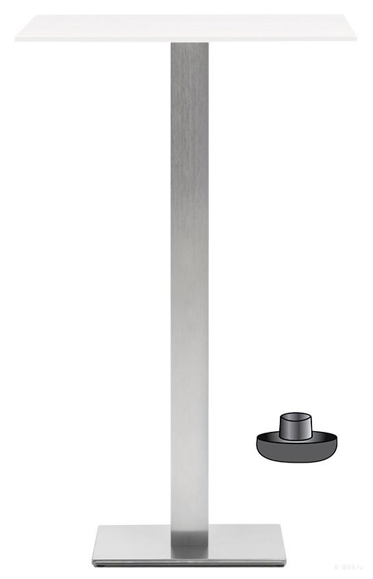 Подстолье металлическое барное Inox