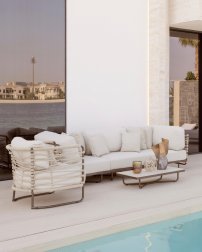 Диван модульный плетеный Forte dei Marmi
