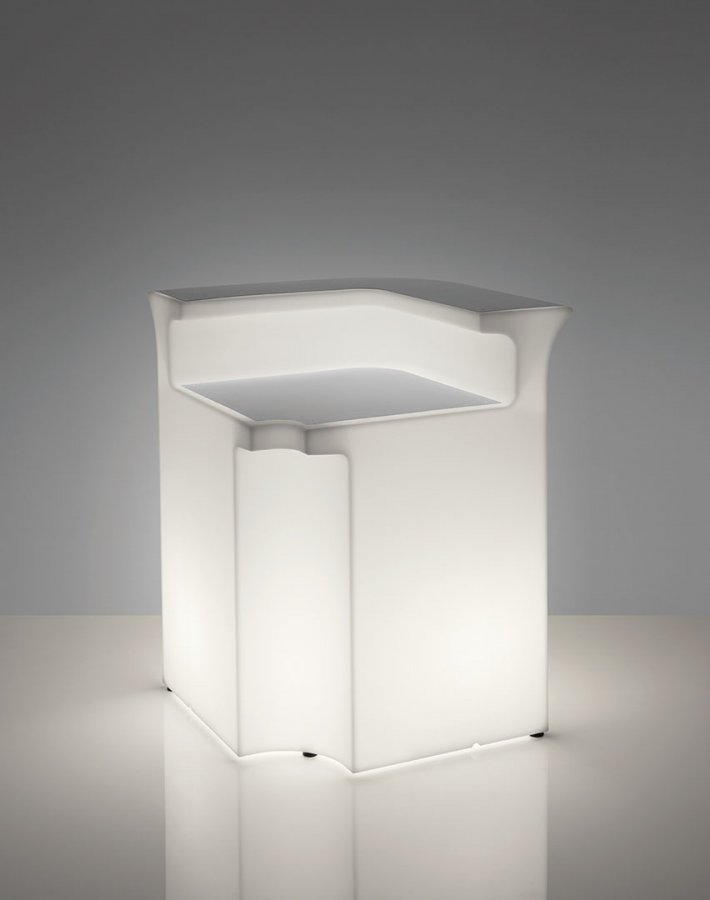 Столешница стальная на верх барной стойки Break Corner Top