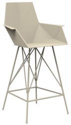 Кресло пластиковое полубарное Vondom Faz Basic слоновая кость