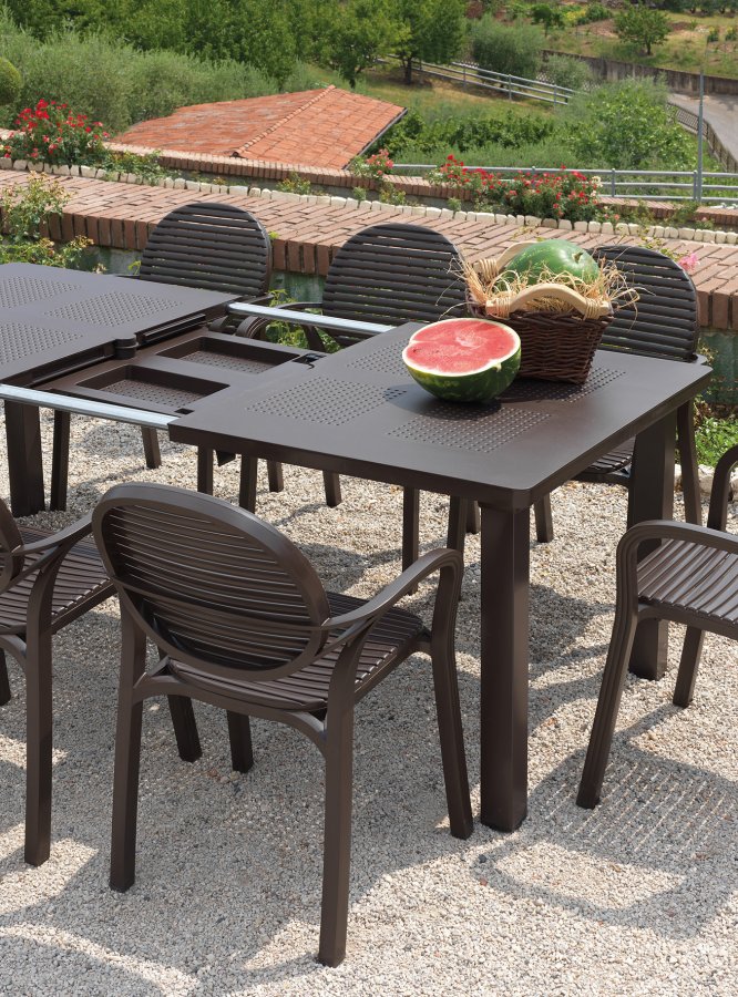 Кресло пластиковое Nardi Gardenia кофе
