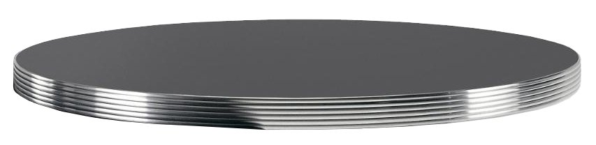 Столешница круглая Laminate Aluminium Edge