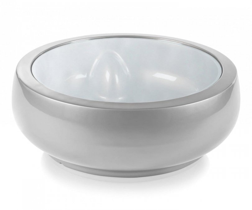 Столик пластиковый журнальный со стеклом Chubby Side Table Pop
