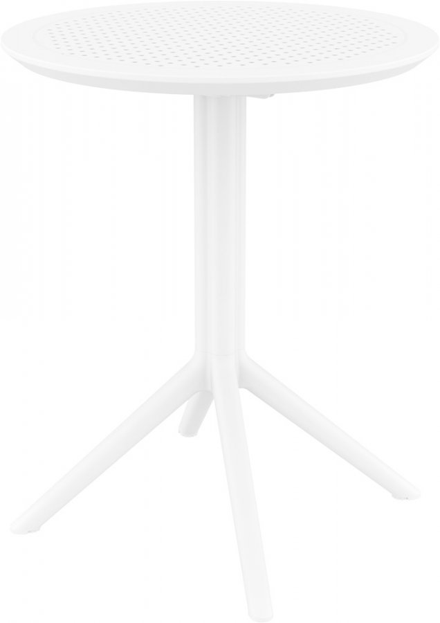 Стол пластиковый складной Sky Folding Table 60, белый, 600х740 мм