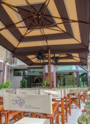 Зонт профессиональный двухкупольный 2.5х5 м Gemelli Split