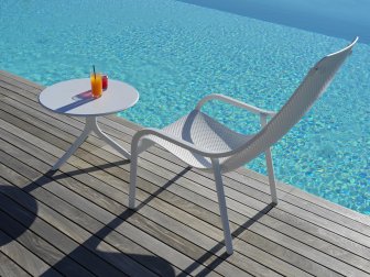 Лаунж-кресло пластиковое Net Lounge