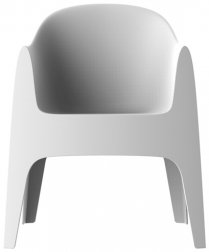 Кресло пластиковое Vondom Solid Basic белый