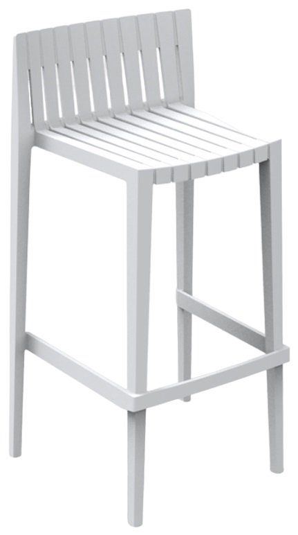 Стул пластиковый барный Vondom Spritz Basic белый