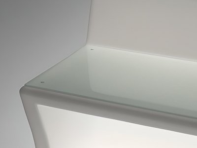Jumbo Bar Desk Столешница стеклянная для барной стойки