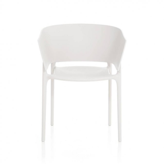 Кресло пластиковое Vondom Africa Basic белый