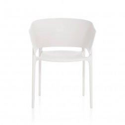Кресло пластиковое Vondom Africa Basic белый
