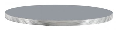 Laminate Silver Edge Столешница круглая