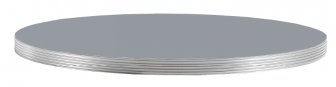Столешница круглая Laminate Silver Edge