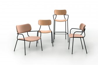 Кресло лаунж с обивкой Kiyumi Fabric LO