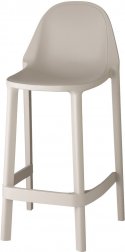 Стул барный пластиковый Scab Design Piu тортора