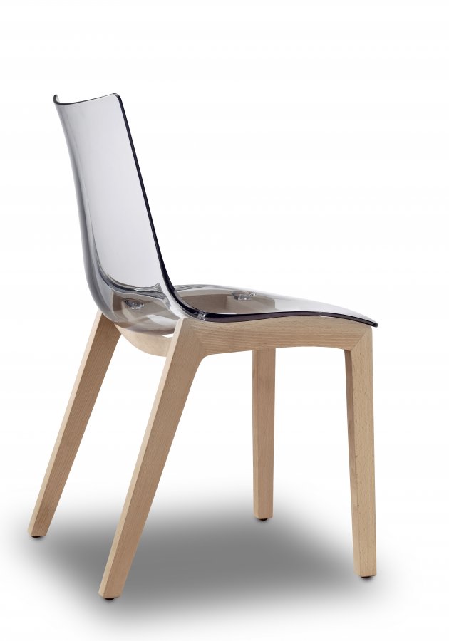 Стул прозрачный Scab Design Natural Zebra Antishock