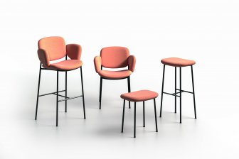 Кресло барное с обивкой Arrmet Macka ST