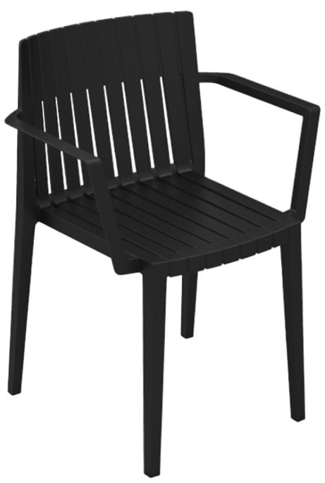 Кресло пластиковое Vondom Spritz Basic черный