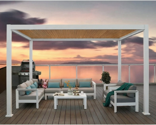 Пергола биоклиматическая 3х3 м моторизованная Tagliamento Pergola 120 Series